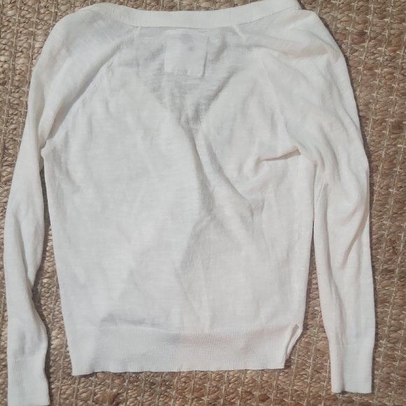 SO Women's Cream Button-Up Cardigan - Picture 8 of 9